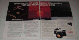 1981 Pentax ME Super Camera Ad - You Deserve a Lot More - £14.78 GBP