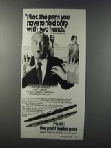1981 Pilot Fineliner Razor Pens Ad - Rodney Dangerfield - $18.49