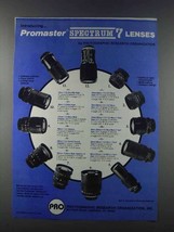 1981 Promaster Spectrum 7 Lenses Ad - £14.46 GBP