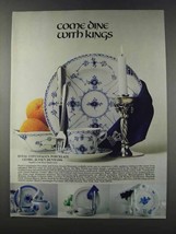 1981 Royal Copenhagen Porcelain &amp; Georg Jensen Ad - £14.78 GBP