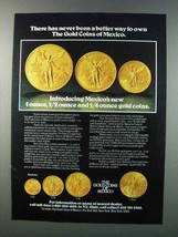 1981 The Gold Coins of Mexico Ad - Never Better Way - £14.78 GBP