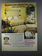 1981 True Value Sat-N-Hue Latex Flat Wall Finish Ad - £14.78 GBP