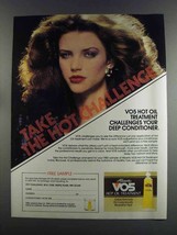 1982 Alberto VO5 Hot Oil Treatment Ad - Hot Challenge - £14.54 GBP