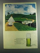 1982 Coty Emeraude Perfume Ad - Life and Vision - $18.49