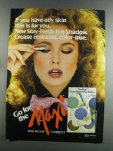 1982 Max Factor Stay-Fresh Eye Shadow Ad - $18.49