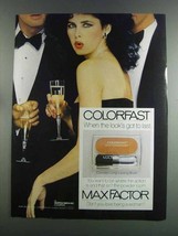 1982 Max Factor Colorfast Long-Lasting Blush Ad - $18.49