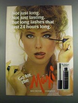 1982 Max Factor Maxi-Lash Mascara Ad - £14.73 GBP