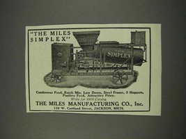 1910 Miles Simplex Ad - £14.44 GBP