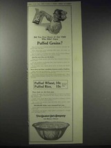 1913 Quaker Puffed Wheat &amp; Rice Ad - Did You Ever Know - £14.73 GBP
