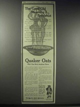 1914 Quaker Oats Ad - The Good Old Steaming Breakfast - $18.49