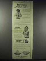 1914 Quaker Puffed Wheat and Puffed Rice Ad - Revelries - £14.73 GBP