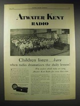 1929 Atwater Kent Radio Ad - F-4 Speaker, 55 Receiver - £14.27 GBP