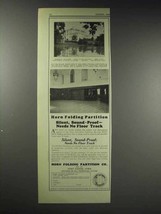 1929 Horn Folding Partition Ad - Iowa State College - £14.60 GBP