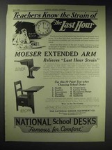 1929 National School Equipment Ad - 181 Pedestal Desk - £14.48 GBP