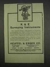 1913 Keuffel &amp; Esser Surveying Instruments Ad - £14.54 GBP
