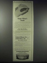 1913 Quaker Puffed Wheat &amp; Rice Ad - What&#39;s Inside - £14.73 GBP