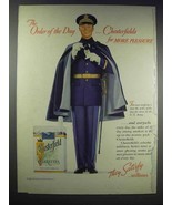 1938 Chesterfield Cigarettes Ad - Order of the Day - £14.78 GBP