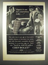 1938 Chevrolet Cars Ad - Figure it Out for Yourselves - £14.65 GBP