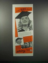 1938 Heinz Tomato Juice Ad - With Highest Honors - £14.62 GBP
