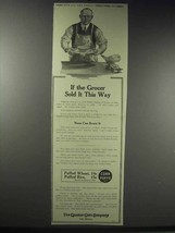 1914 Quaker Puffed Wheat &amp; Rice Ad - If the Grocer Sold - £14.73 GBP