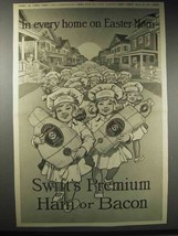 1914 Swift's Premium Ham and Bacon Ad - On Easter Morn - $18.49