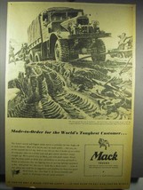 1942 Mack Trucks Ad - Made-to-Order Toughest Customer - £14.53 GBP