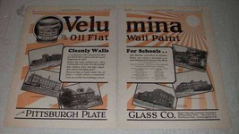 1929 Pittsburgh Plate Glass Velumina Paint Ad - Schools - £14.78 GBP
