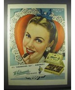 1945 Whitman's Chocolates Ad - Valentine's Day - $18.49