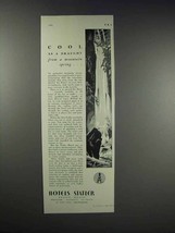 1931 Hotels Statler Ad - Cool as a Draught - £14.57 GBP