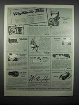 1947 Willoughby&#39;s Ad - Voigtlander Vito &amp; Bessa Camera - £14.57 GBP