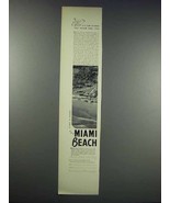 1938 Miami Chamber of Commerce Ad - Dream Come True - £14.78 GBP