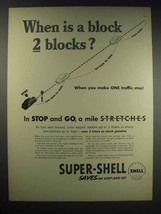 1938 Shell Super-Shell Gasoline Ad - When is a Block 2 - £13.89 GBP