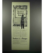 1938 Sunkist Valencia Oranges Ad - Today At Dealer&#39;s - £14.78 GBP