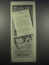 1942 Prince Gardner Registrar Billfold Ad - For Fathers - £14.49 GBP