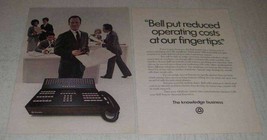 1982 Bell Dimension PBX Ad - Operating Costs - $18.49