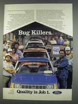 1982 Ford Motor Company Ad - Bug Killers - £14.72 GBP