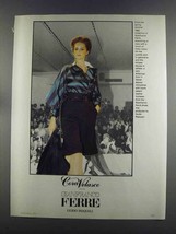 1982 Gianfranco Ferre Skirt and Blouse Ad - $18.49