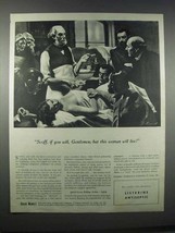1944 Listerine Antiseptic Ad - Scoff, if you will - £14.74 GBP