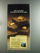 1982 Hershey's Cocoa Ad - Fudgey Brownie Recipe - $18.49