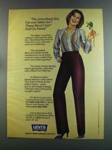 1982 Levi's Bend Over Pull-On Pants Ad - Smoothest Line - $18.49