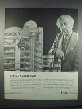 1946 Fortune Magazine Ad - Frank Lloyd Wright - $18.49