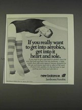 1982 New Balance Jamboree Shoe Ad - Get Into Aerobics - £14.54 GBP