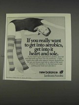 1982 New Balance Jamboree Shoe Ad - Get Into Aerobics - £13.89 GBP