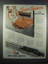 1946 New York Central Railroad Ad - Sleep Secrets - £14.44 GBP