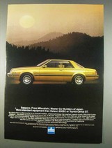 1982 Plymouth Mitsubishi Sapporo Ad - More Standard - $18.49