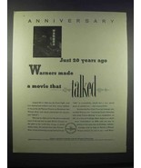 1946 Warner Bros. Movies Ad - Anniversary 20 Years - £14.54 GBP