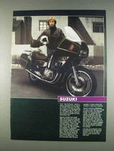 1982 Suzuki Motorcycles and Accessories Ad - $18.49