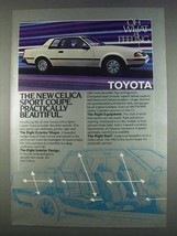1982 Toyota Celica Sport Coupe Ad - Beautiful - £14.87 GBP
