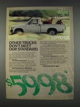 1982 Toyota Standard Truck Ad - Don't Meet - $18.49