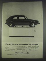 1982 Volkswagen Rabbit Ad - Can&#39;t Be Copied - £14.44 GBP